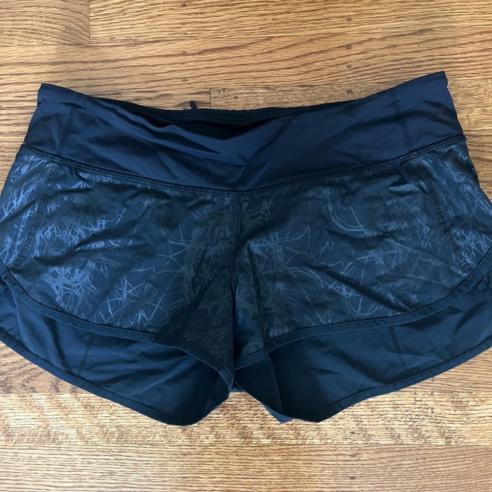 Lululemon Athletica Black Athletic Shorts for Performance